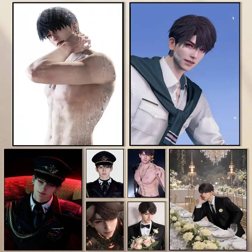 ملصق GameS L-Love And D-Deepspace C-Caleb حديث مقاوم للماء عالي الدقة ملصق فني جداري ديكور جمالي للمنزل والمعيشة Ro #1