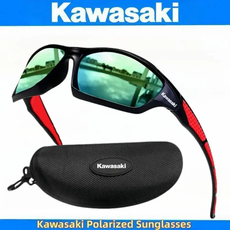 Kawasaki Polarized Sunglasses UV400 Protection for Men and Women Outdoor Hunting Fishing Driving Bicycle Sunglasses Optional Box