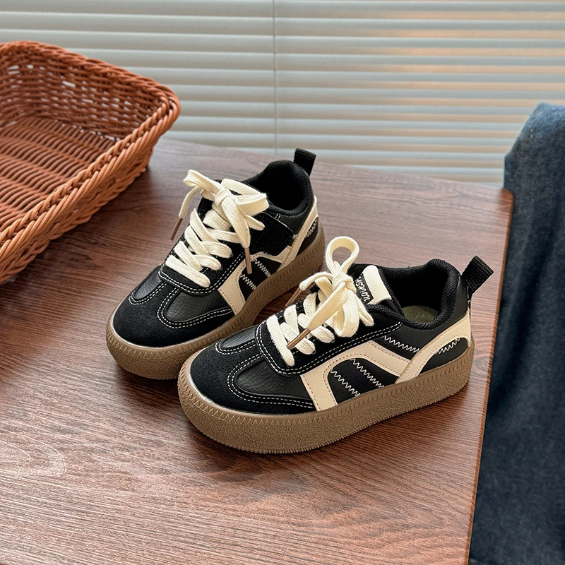 

Baby Spring/ Autumn Fashio Thick Sole Quick Slip-On Sports Shoes Kids Cute Lightweight Flat Bottom Casual Soft Walking Shoes