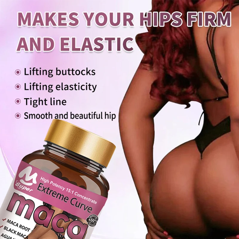 1 bottle Hip lifting capsule Ultimate Maca Buttock Butt Enhancement Pills Shaping buttocks compact health food