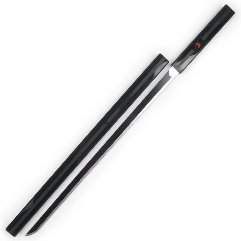 100 cm/33.37in Lange Zwaarden Kunststoffen Samurai Houten Mes Met Schede Anime Randapparatuur Cosplay Wapens Rekwisieten Model Outdoor ambachten