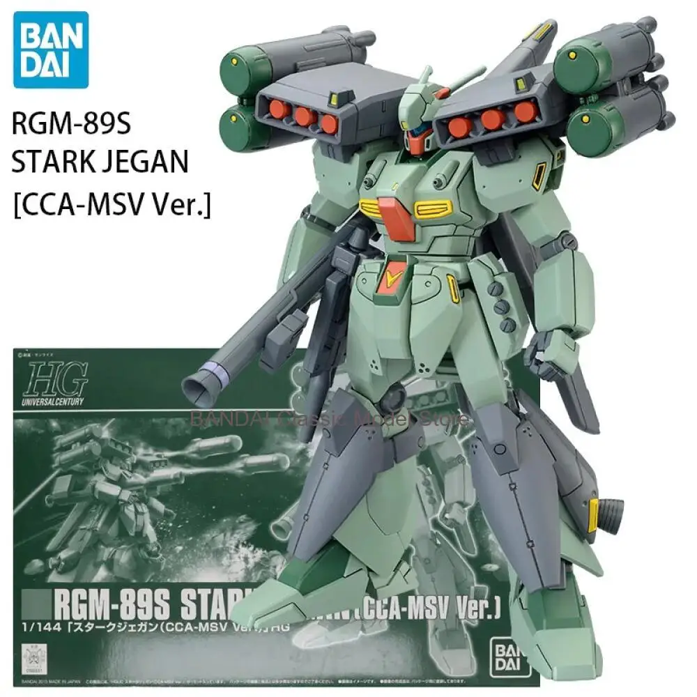 

В наличии BANDAI PB LIMITED HG:UC 1/144 Gundam RGM-89S STARK JEGAN [CCA-MSV Ver.] Аниме-фигурки для сборки, модель-игрушка