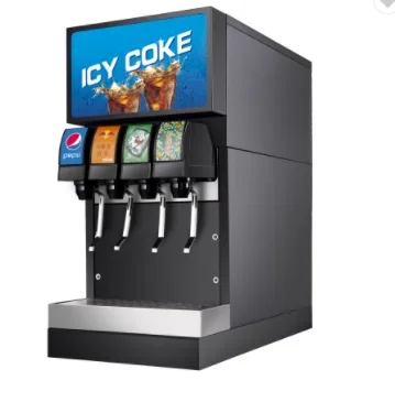 Mix Dispenser Carbonated Sprite Making Machine C0ke 4 Drinks Fountain Machine