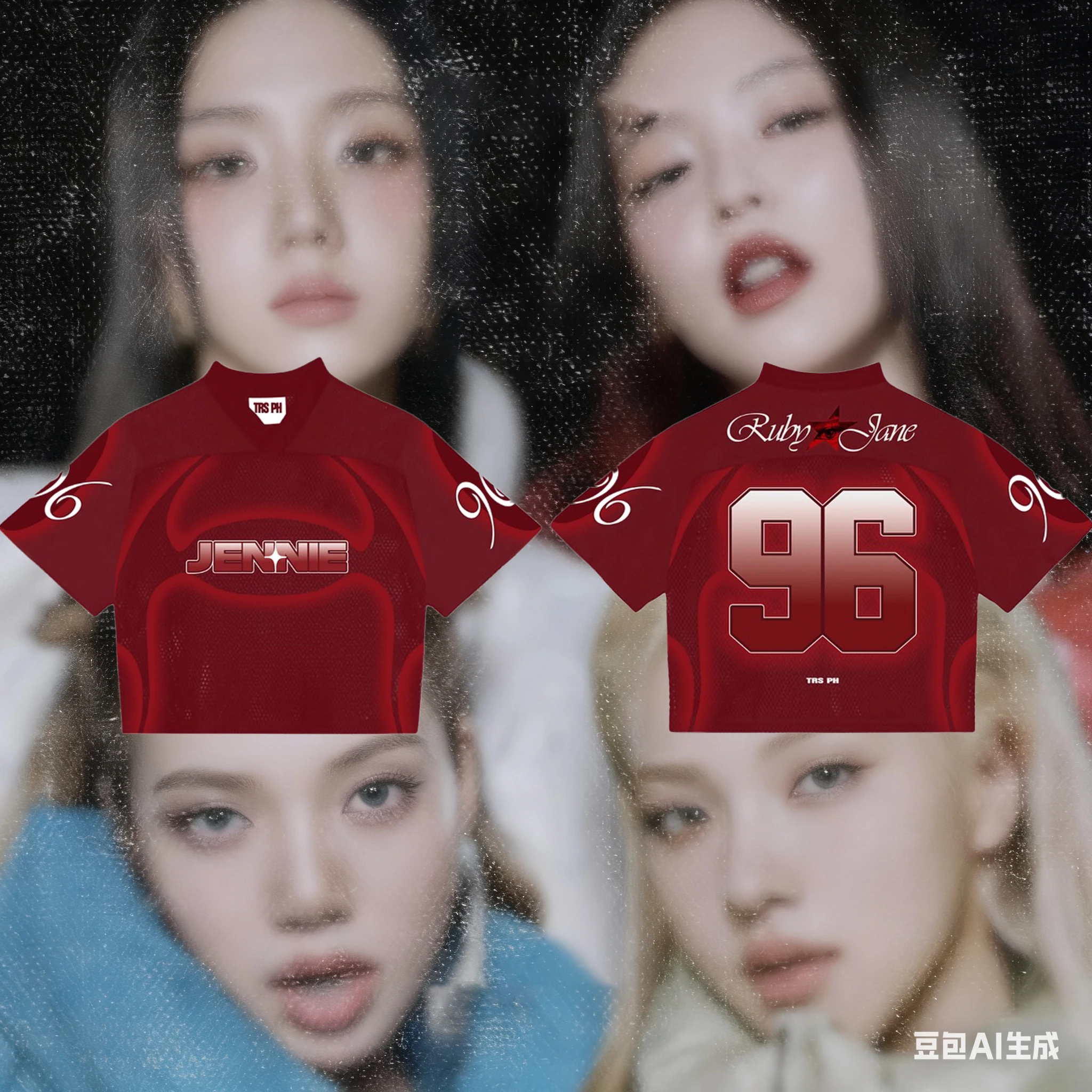 تي شيرت كوري جديد لعام 2026 من مجموعة Super Girl Group Fan تي شيرت للحفلات الموسيقية للسيدات Y2K # 96 أزياء رياضية كاجوال كبيرة جدًا بأكمام قصيرة #2