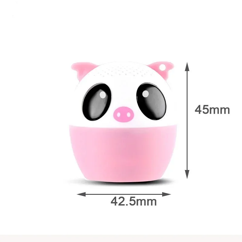 Mini haut-parleur Bluetooth sans fil pour voiture, animal, petit, portable, musique, caisson de basses, colonne, basse, lecteur stéréo, Noël