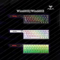 NEW Aula Win60 Win68 HE Game Keyboard Magnetic Switch 8k Wired Hot Swap RGB E-sports Gaming Mechanical Keyboard PC Accessories
