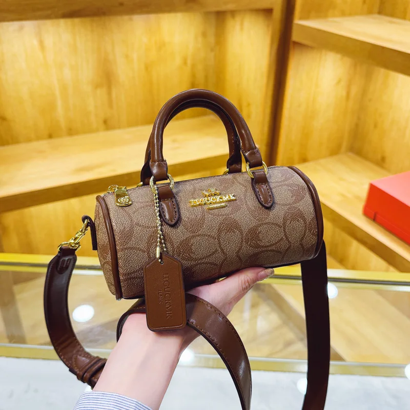 Coated pen holder bag,high-end bag, messenger bag for women, commuting versatile shoulder bag for women
