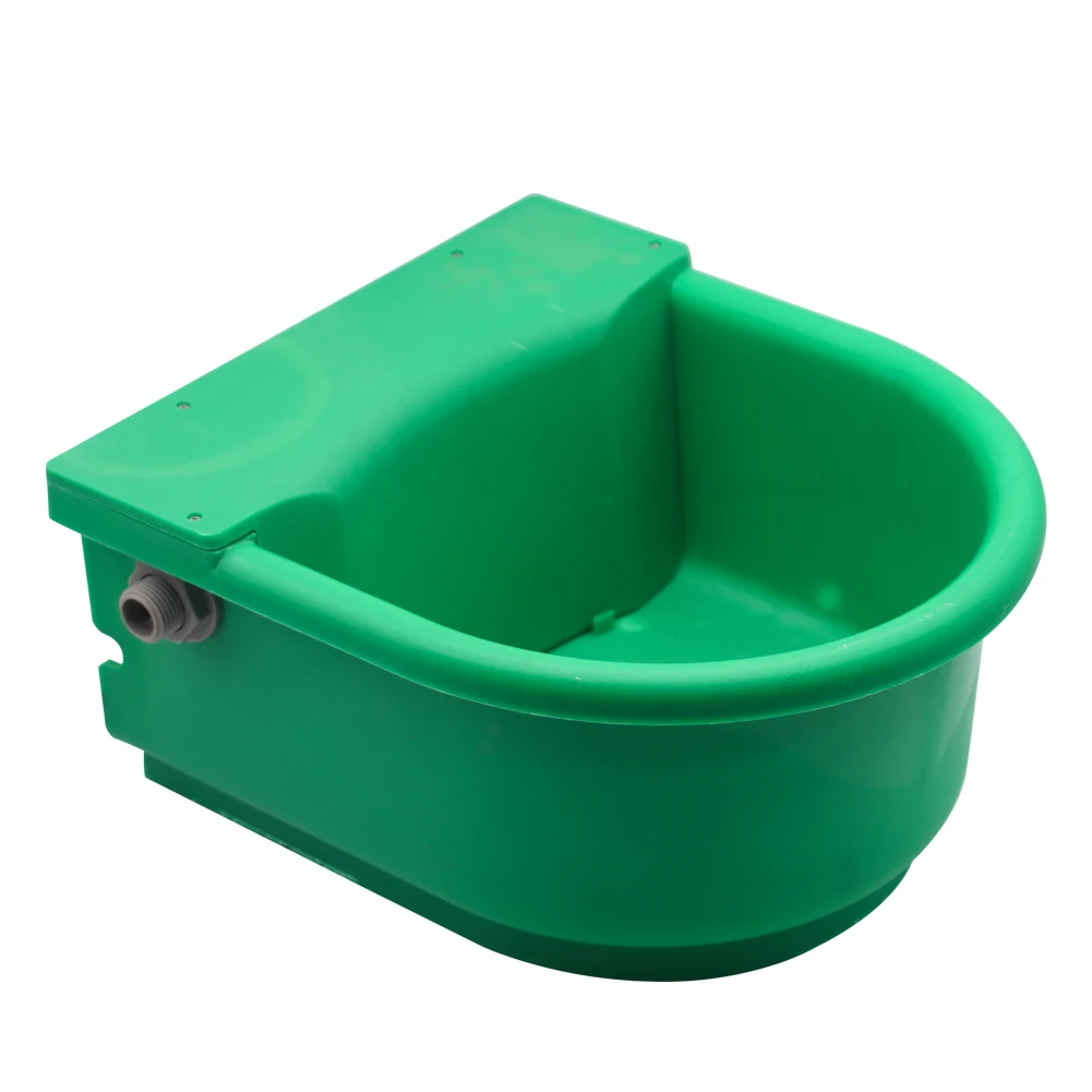 1 Buah Mangkuk Peminum Air Otomatis untuk Sapi Kuda, Mangkuk Minum Sapi Kapasitas Besar, Dispenser Plastik untuk Anjing Kambing, Peralatan Peternakan Ternak