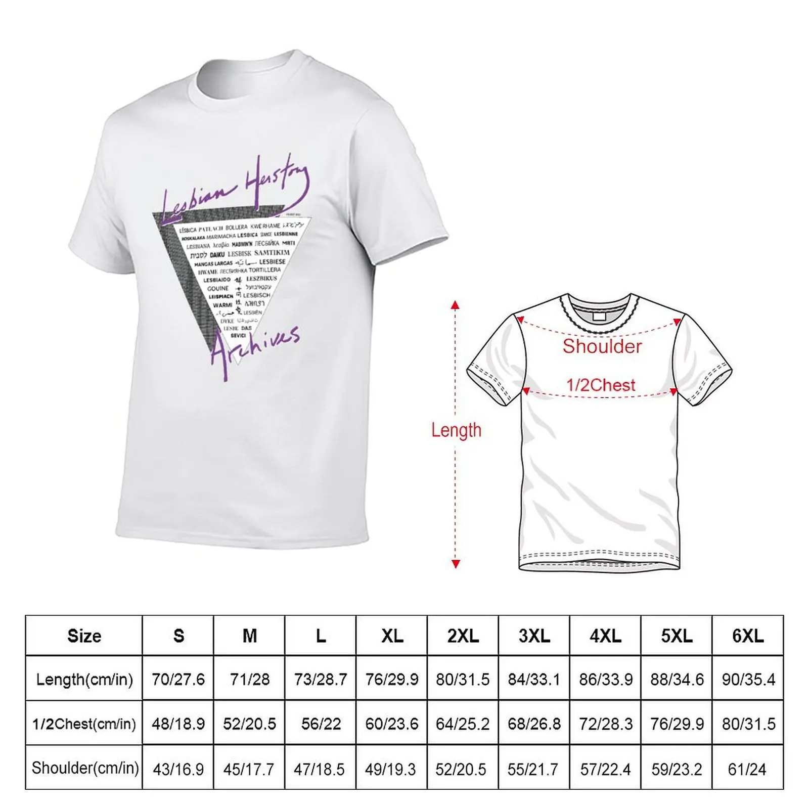 LHA triangle: the word lesbian in 40 languages! T-Shirt Quick Dry Training Short Sleeve Tee