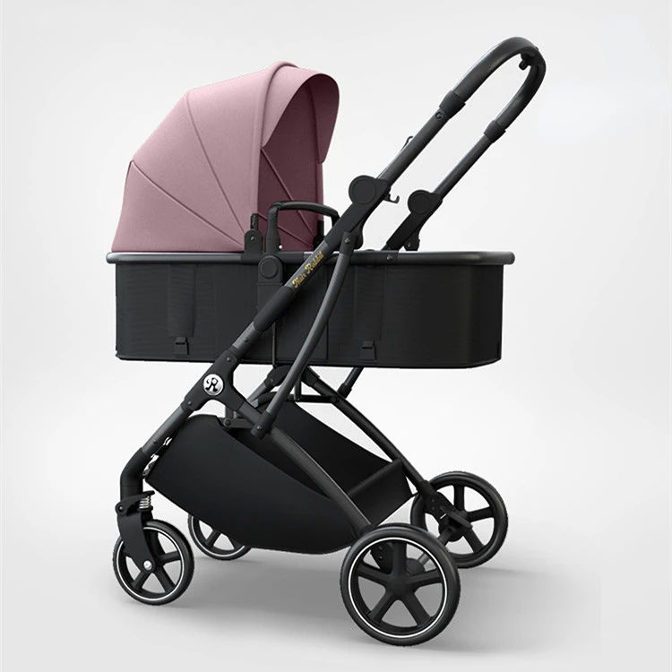 2024 neue Kinderwagen 3 in1 Kinderwagen klappbare Stoß dämpfung träger Kinderwagen High View Baby autos faltbarer Kinderwagen