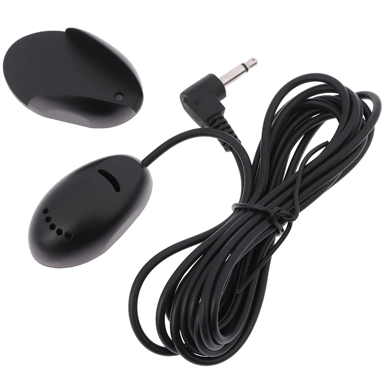 Mini 3.5mm External Microphone For Car Vehicle Head Audio Stereo Radio Receiver GPS DVD Radio Stereo Player With 3m Cable