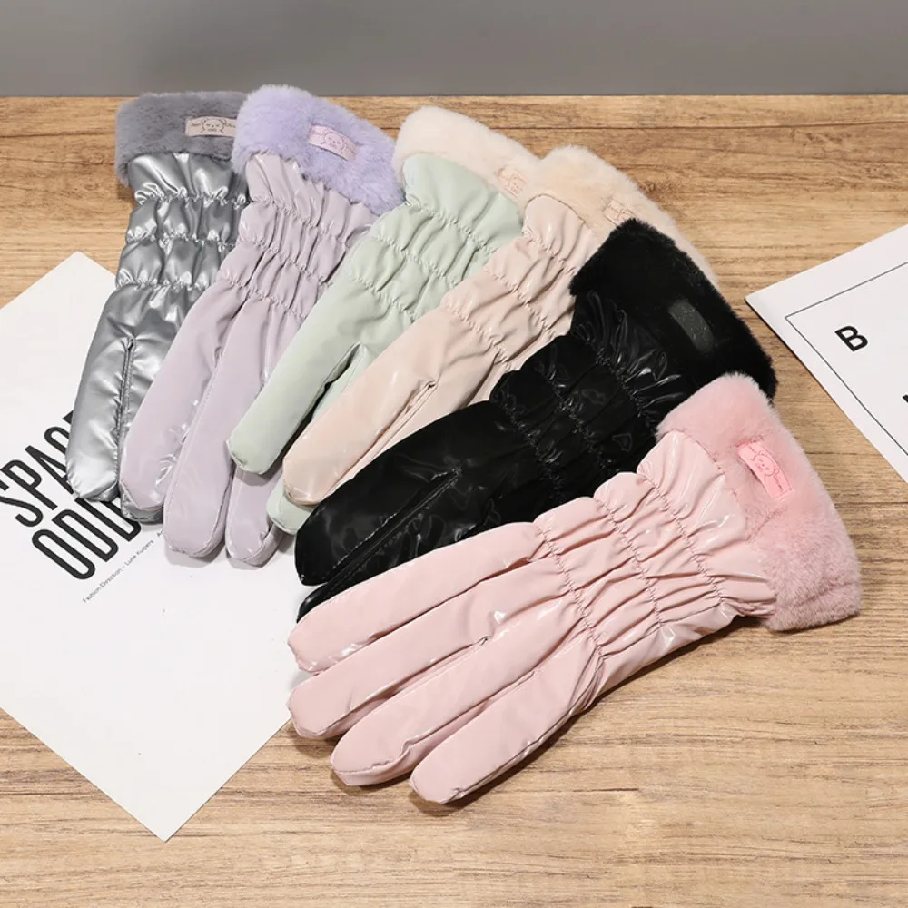 2024 Touchable Screen Winter Gloves Warm Full Finger Touch Screen Gloves Full Finger Gloves Cycling Driving