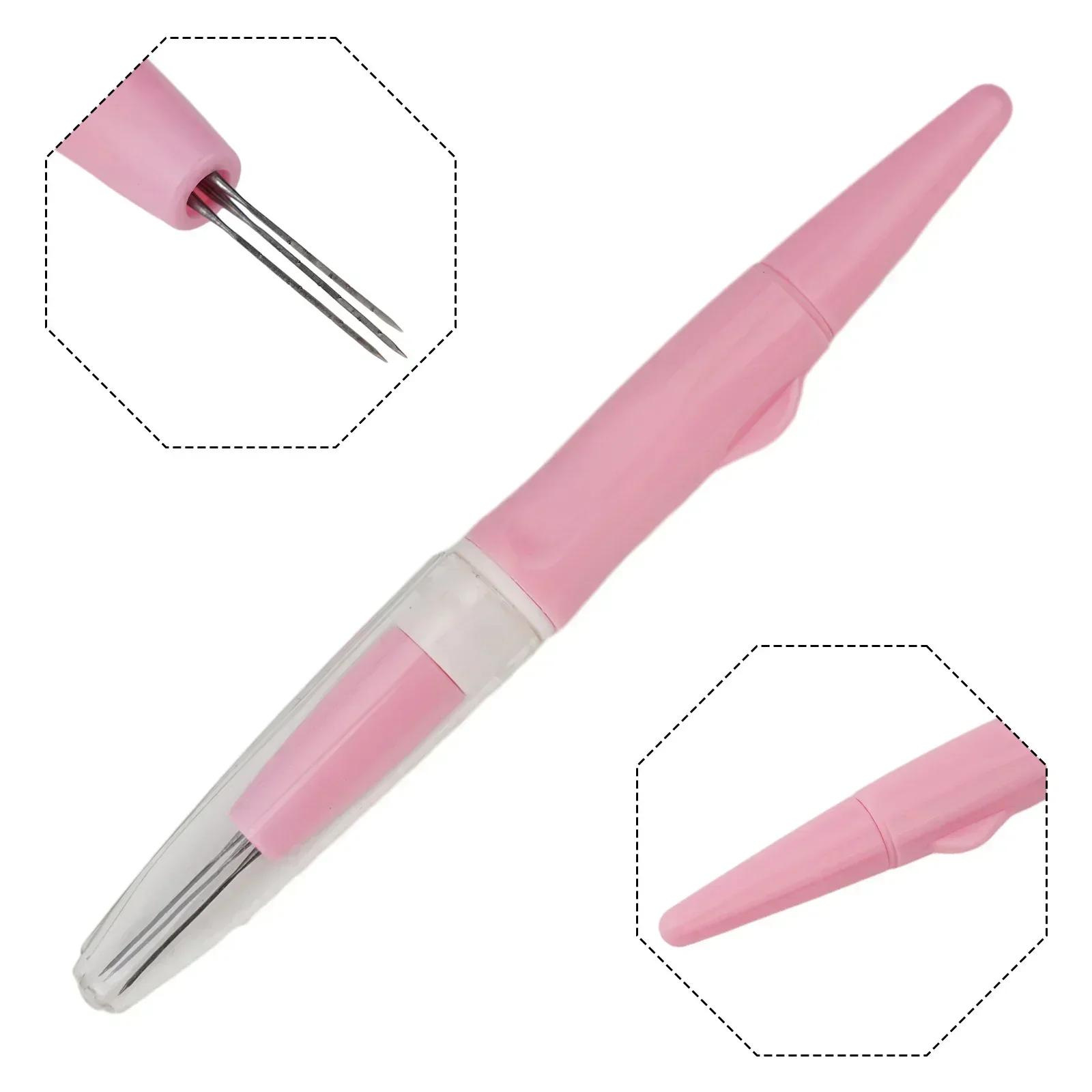 Ergonomic Design Sewing Needles Comfortable Grip Precision Stitching Blue And Pink Color Must Have Embroidery Tools 19