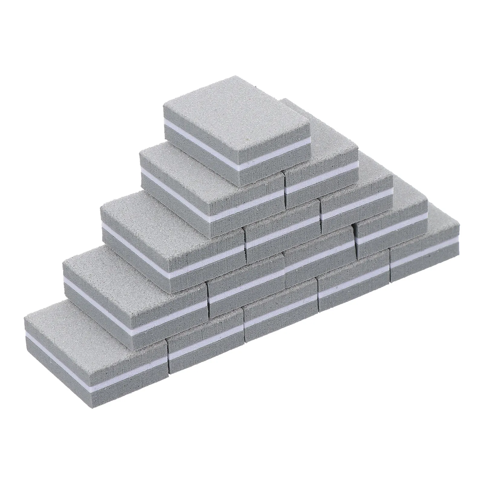 

50 Pcs Sponge Files for Manicure Pedicure Portable Nail Tools Home Salon Use Fine Sanding Acrylic False Tips Filing