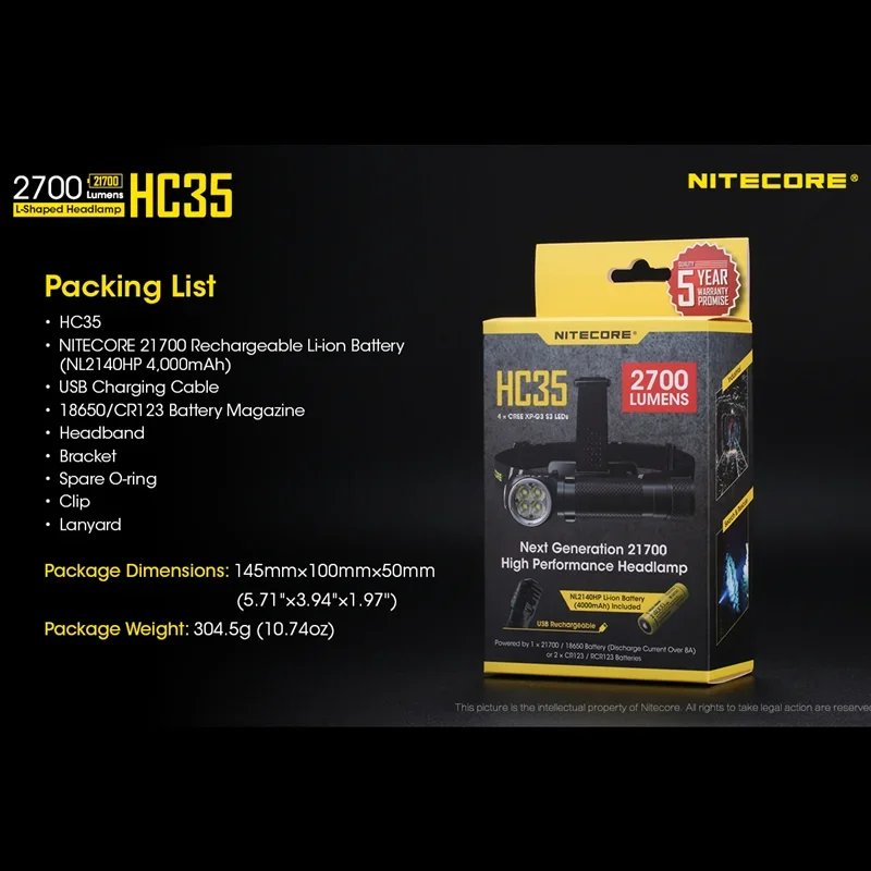 NITECORE HC35