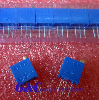 

10pcs 3296W-203 3296 W 20K ohm Trim Pot Trimmer Potentiometer