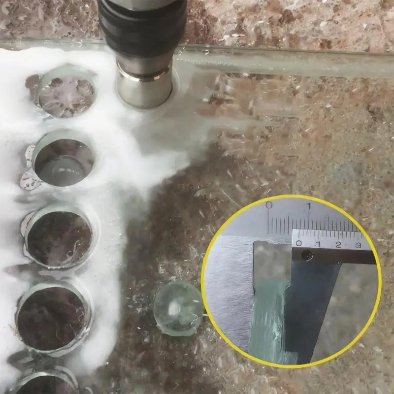 Versatile punta da trapano con diamanti, apri professionale per lavorazione del vetro, lucidatura perline, precisa e