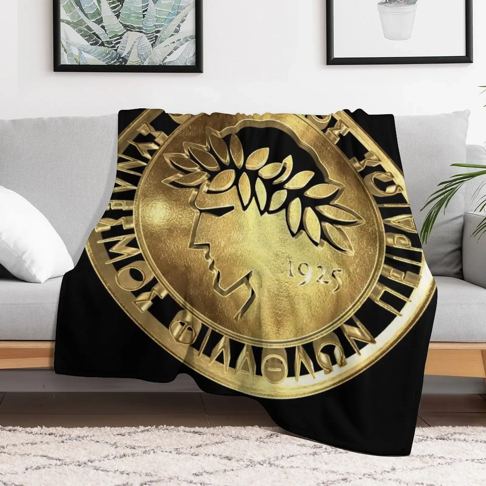 Olympiacos Piraeus FC Throw Blanket blankets and throws Giant Sofa Luxury Thicken Blankets