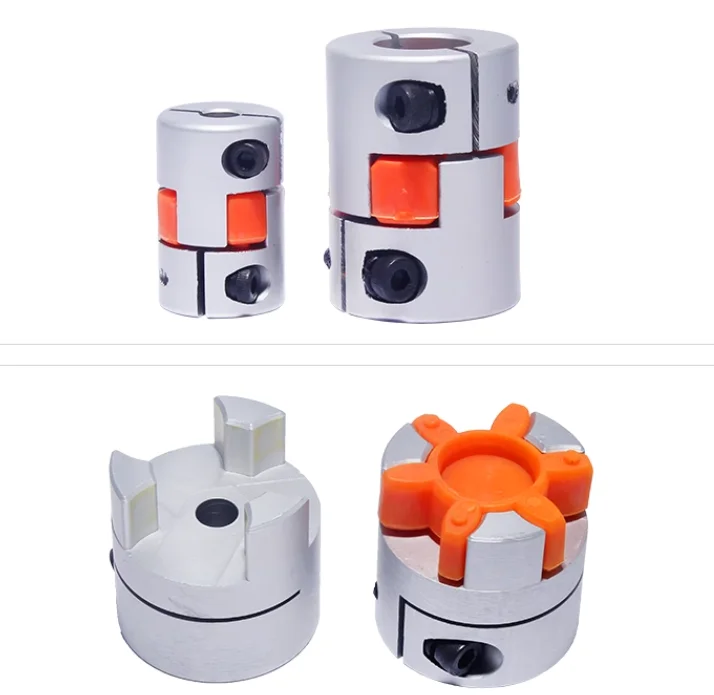 D80L114 Coupler Aluminium Plum Flexible Shaft Coupling Motor Connector 80mm 114mm CNC Flexible Coupler