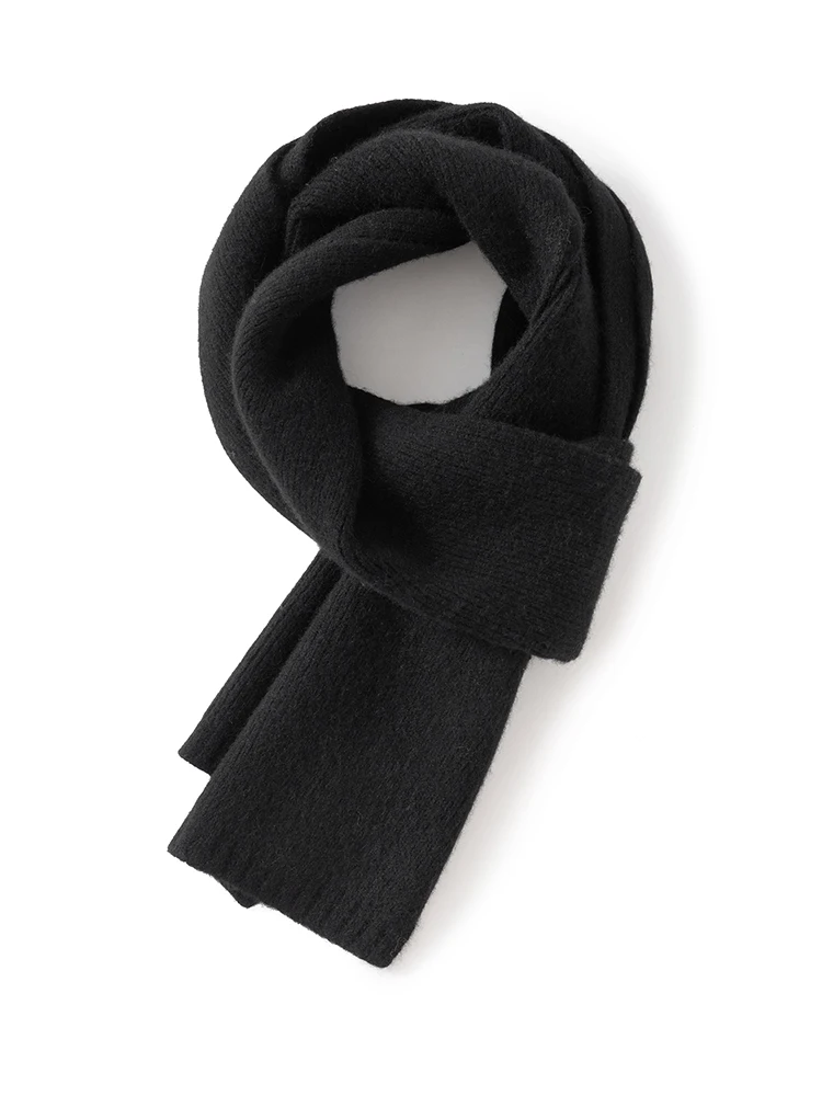 TLOML 新しい女性の 100% カシミヤスカーフベーシックシンプルなスタイルのスカーフ秋冬ソフト暖かいカシミヤニット快適なファッショントップス