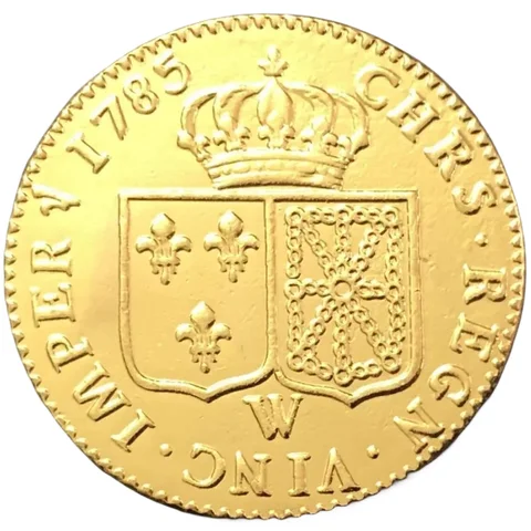 1785 Frankreich 2 Louis dor Kopie Goldmünze
