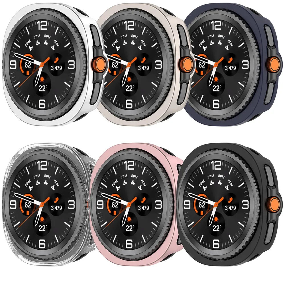 Capa para PC para Samsung Galaxy watch 8 Classic Protector Frame Meia Capa Acessórios