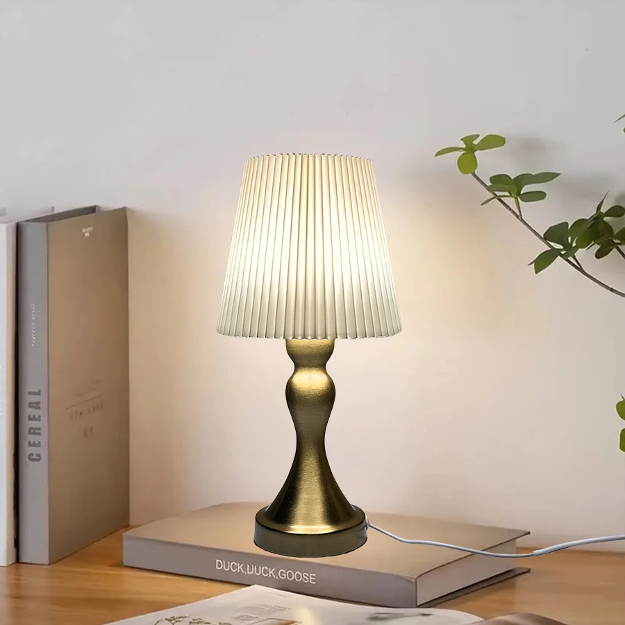 

1 светодиодный складной светильник с питанием от USB и металлическим основанием из алюминиевого сплава — современный ночник с регулируемой яркостью в скандинавском стиле для спальни, стола