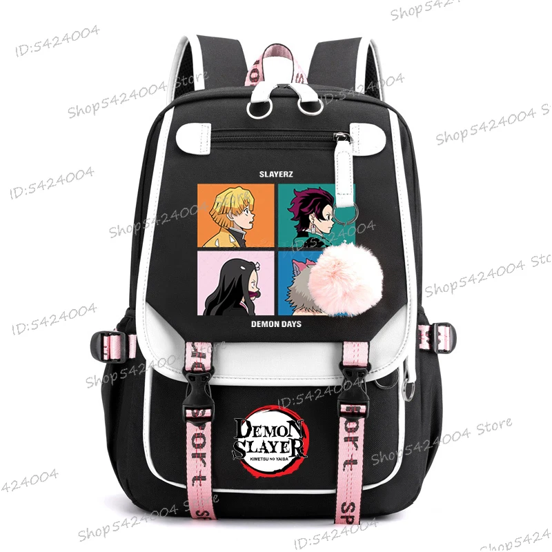 

Новый аниме-рюкзак Demon Slayer для женщин и мужчин, школьные ранцы для влюбленных японских комиксов Kamado Tanjirou Kamado Nezuko, студенческий рюкзак