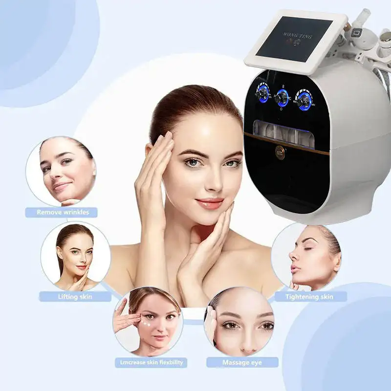 Nieuw Model 6 In 1 Schil Dermabrasie Reiniging Hydros Schoonheidsmachine Hydro Hydrodermabrasie Hidro Beauty Machine