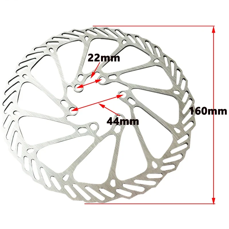 FMFXTR G3 Fiets Schijfremblok 160mm 6 Bouten Remrotor Fit Voor MTB Racefiets 1.9mm Verdikte hydraulische Schijfremschijven