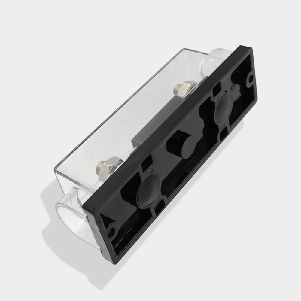 Fused Distribution Block Transparent Shell High Strength ABS 300 Amp Breaker Anl Fuse Holder Battery Terminal Automotive Fuse