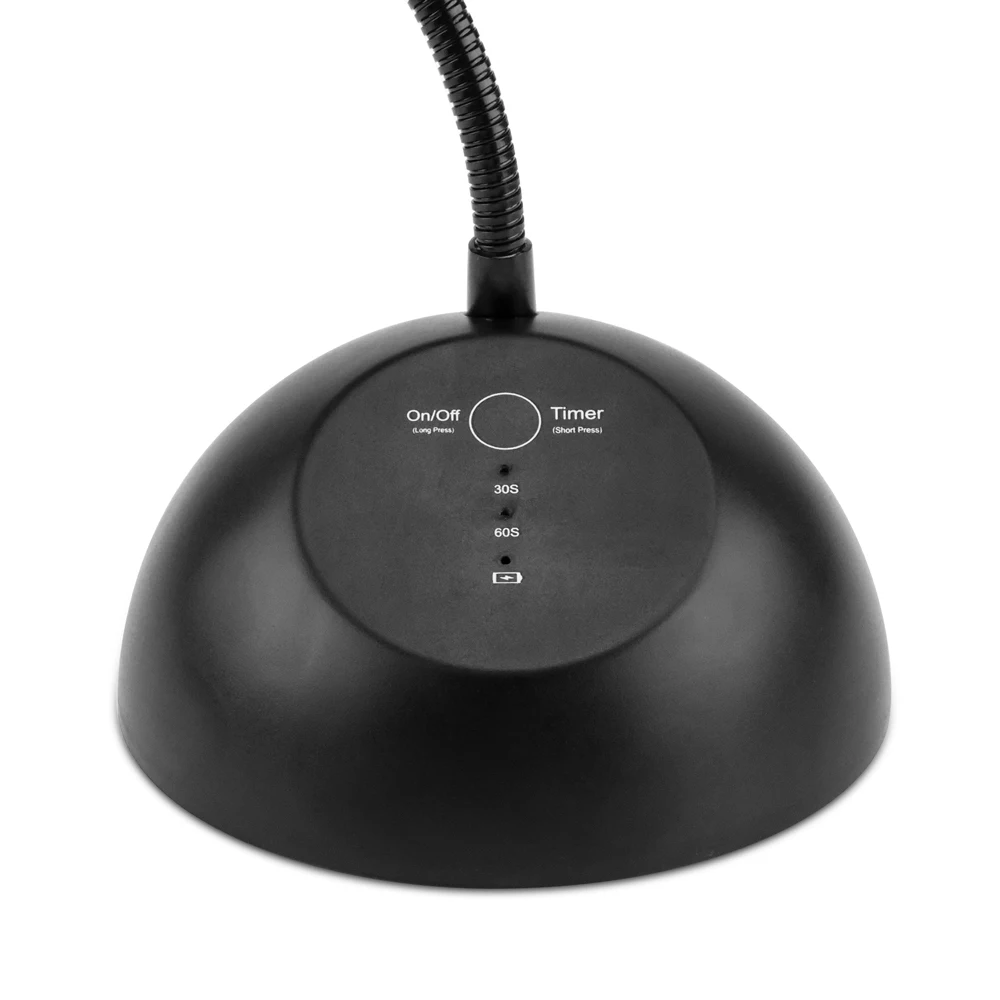 2025 Salón de manicura profesional 18W secador de uñas recargable portátil de escritorio Mini UV Led lámpara de uñas de dedo