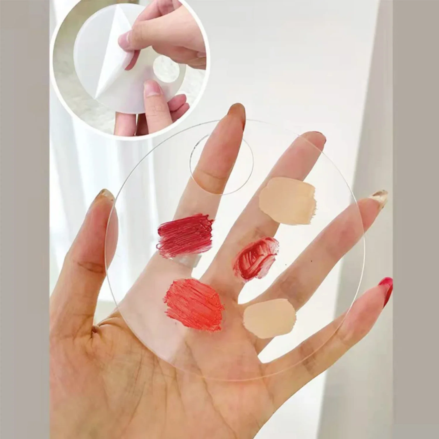 Mühelos atemberaubende professionelle Make-up-Paletten aus Acryl mit praktischem Schaberwerkzeug – perfekt für Enthusiasten und Handwerker