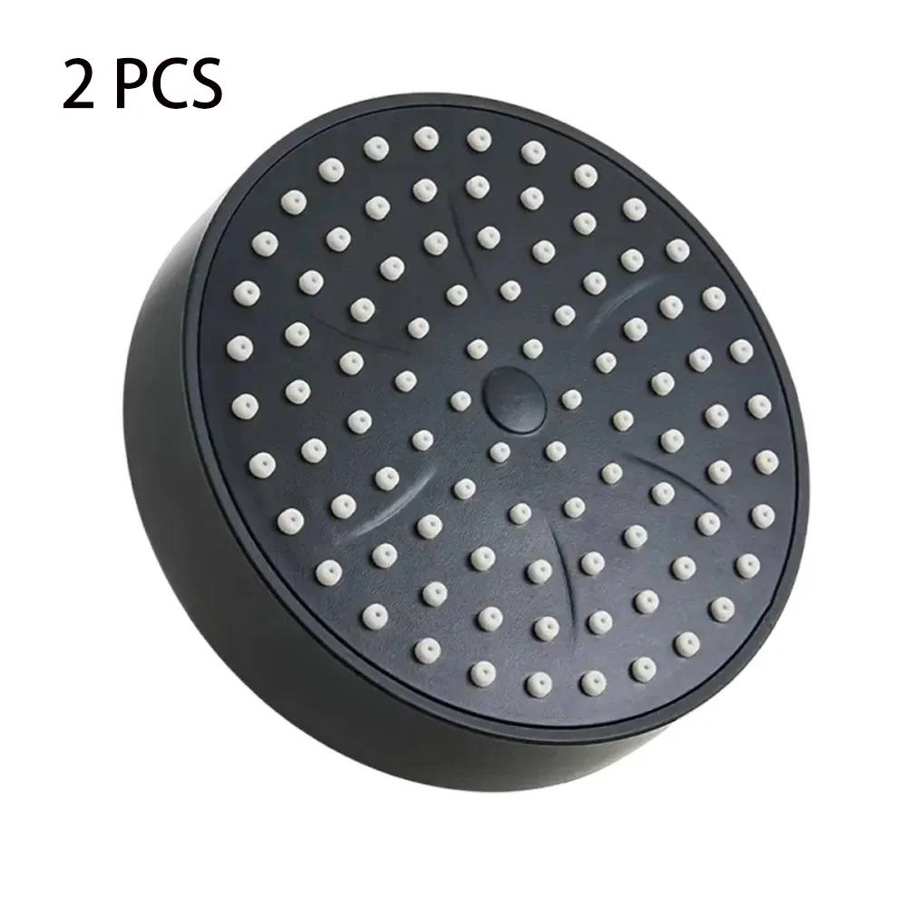 

2 шт. регулируемый 4-дюймовый смеситель для душа, легкая настенная насадка для душа, компактная насадка для душа высокого давления с дождевой насадкой для отеля