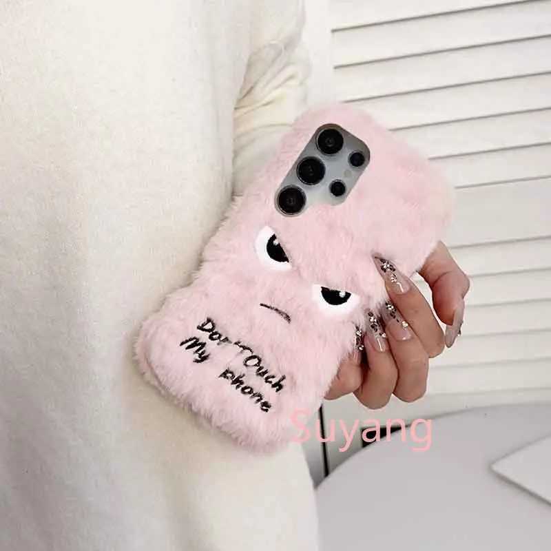 الكرتون التعبير الحالات الهاتف ل ممن لهم رينو 14 برو 13 12 11 10 8 7 6 5 8Z 7Z 6Z 2Z 8T 14F 13F 12F 11F 2F موضة غطاء الفراء الدافئ #5