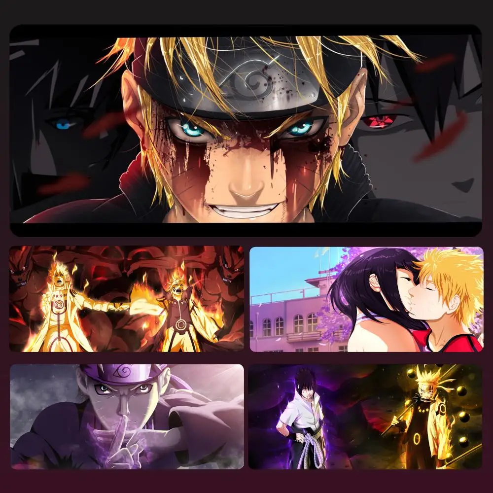 

Anime Mousepad Large Gaming Mouse Pad LockEdge Thickened Computer Keyboard Table Desk Mat N-Naruto Uzumaki