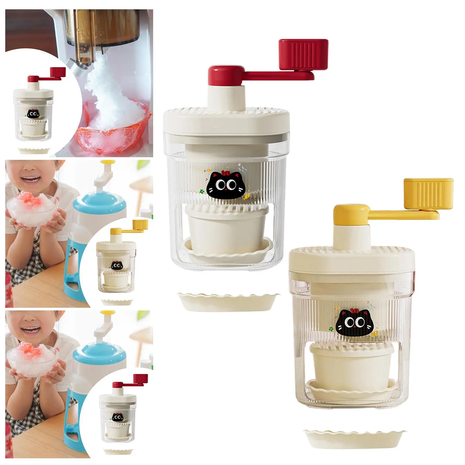 手動アイスクラッシャークラッシュアイスメーカー軽量かき氷機ハンドクランクアイスブレーカーレストランパーティーキャンプバーホーム用