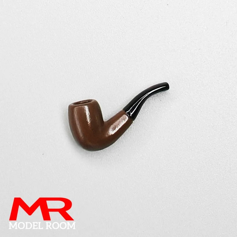 Arte marrom escala 1/6, modelo de cachimbo, acessórios de cena de soldado, adereços adequados para boneco de ação de soldado de 12 '', bonecos corporais