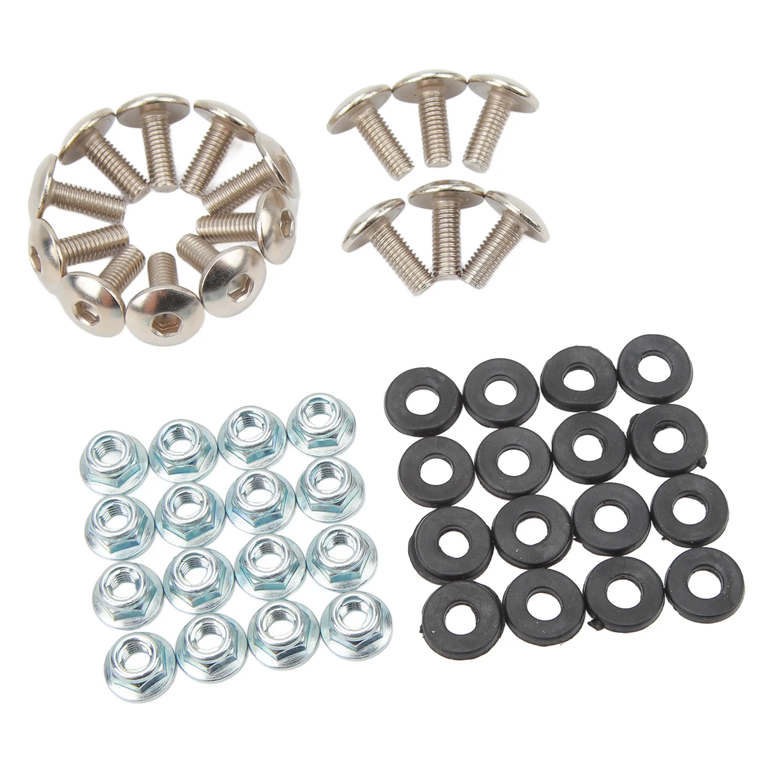 

M6 x 16, пластиковый болт крыла, комплект винтов с шайбой и гайкой для 50cc 70cc 90cc 110cc 125cc ATV Quad 4 Wheeler