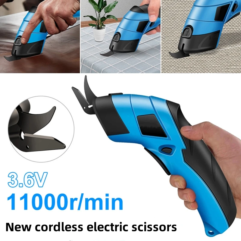 

New Cordless Electric Tailoring Scissors USB Charging Suitable For Cutting Cotton Fabric/Leather/Cloth And Other Materials