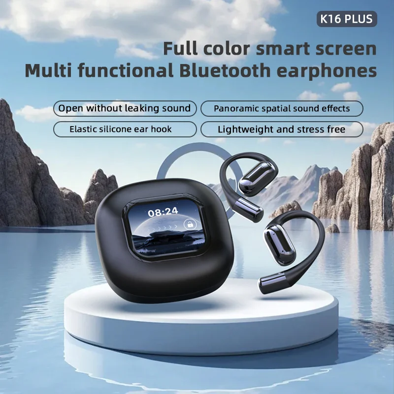 Cross-border Ai Intelligent Translation K16plus Bluetooth headset High quality OWS hanging ear Bluetooth headset