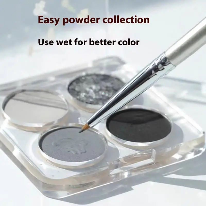 1/2Pcs Ultra Fine Eyeliner Brush Angled Bent Tip Detail Eye Liner Brush Under The Eyes Place Precise Detail Concealer Brush