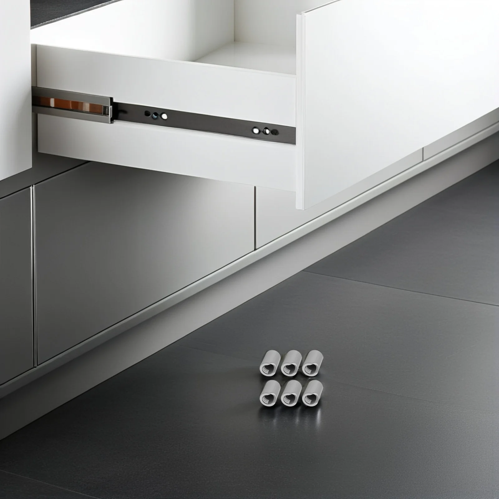 

6 шт., защитная угловая защита, силиконовая мягкая эластичная ручка для ящика, бампер, защита для детской мебели, 6 шт.