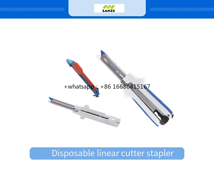 Factory Price 3 Rows Disposable Linear Cutting Stapler