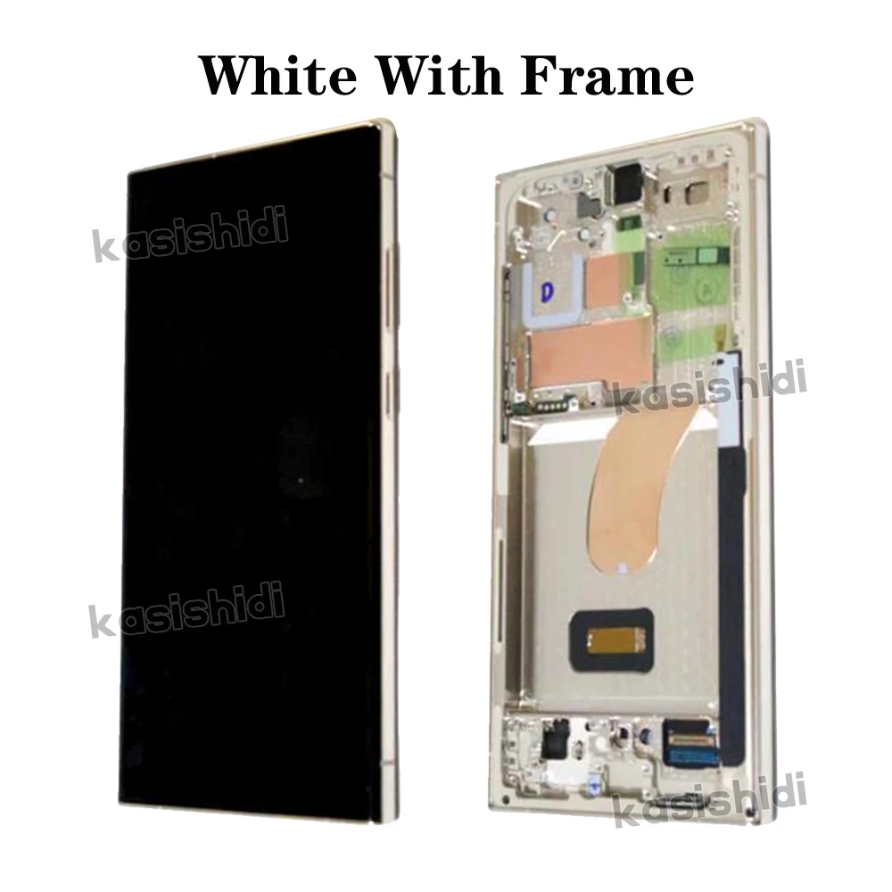 OLED For SAMSUNG Galaxy S23 UltraTouch Screen LCD Display For Samsung S23 ultra SM-S918B Replacement Parts Small Size Tested