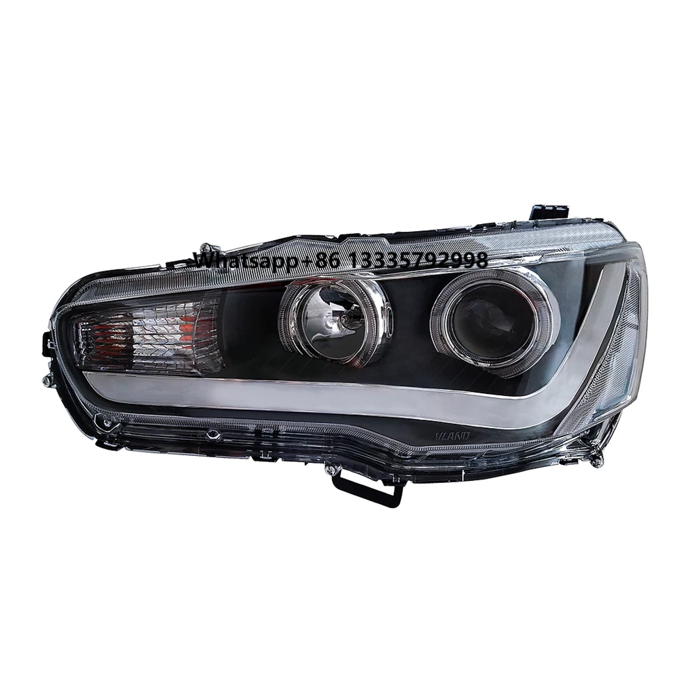 

Pair of Car Headlight Assembly for Mitsubishi Lancer EVO X 2008-UP Car Front Light Plug&Play Auto LED Head Lamp System