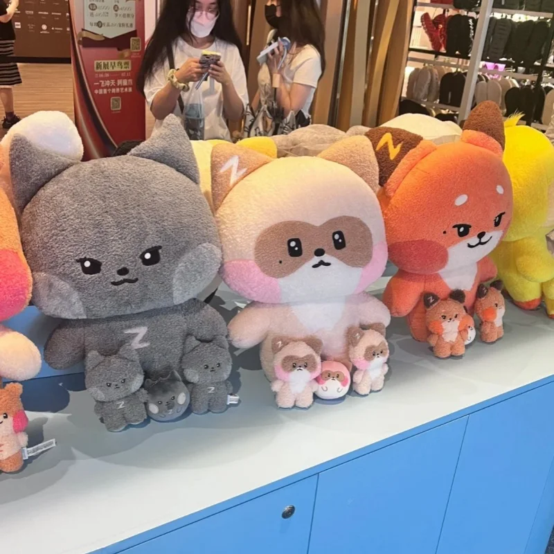 Cute 40cm Zb1 Stuffed Toy Plush Zerobaseone Plushine Pendant Zhanghao Hanbin Jiwoong Ricky Gunwook Cotton Doll Collection Gifts