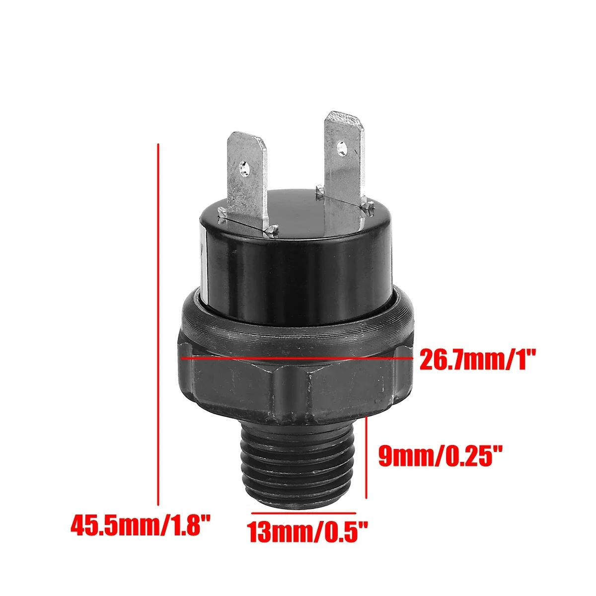 12V/24V Car Horn Air Compressor Pressure Control Switch Valve Heavy Duty 70-100PSI Mount Thread 1/4