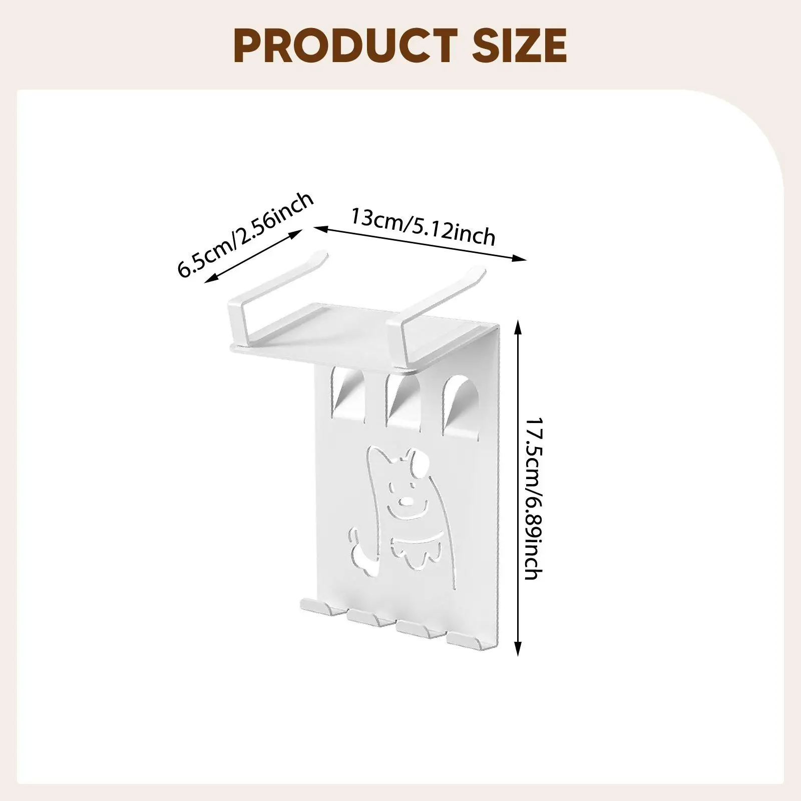 Suporte de montagem em gabinete Rack Suporte de telefone moderno para quarto, escritório, cozinha