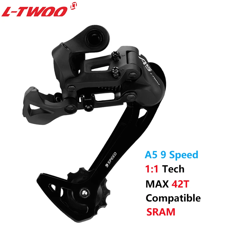 LTWOO A5 1X9S MTB Groupset 9 Speed Shifter Lever + Rear Derailleur + Cassette 36T VG 9V Chains DECKAS Chainring 32T 34T 36T 38T